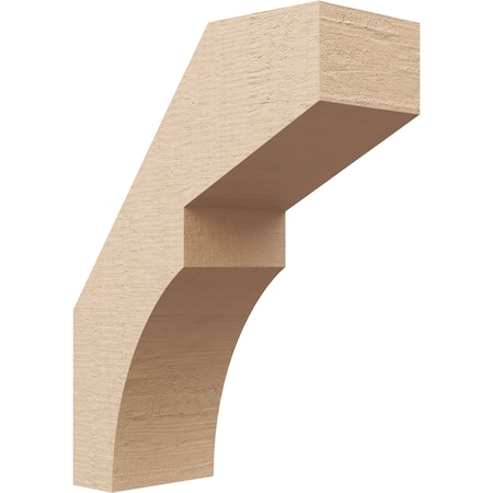 Ekena Millwork 5-inch W x 12-inch D x 16-inch H Monterey Rough Cedar Woodgrain TimberThane Knee Brace, Primed BRCUR05X12X16MONRCPR